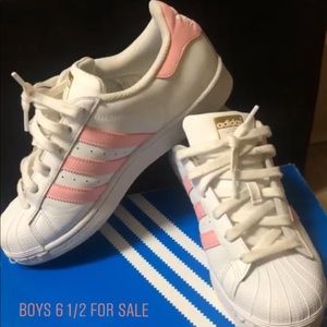 Pink shell toe adidas